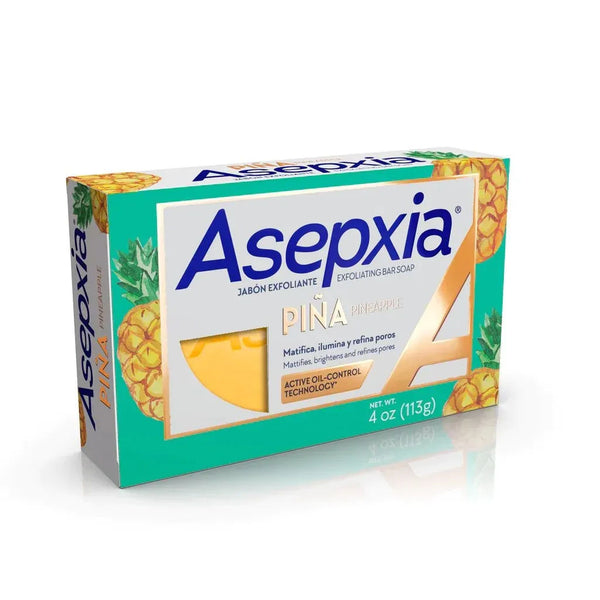 ASEPXIA PINA EXFOLIATING BAR SOAP 4OZ-PK5