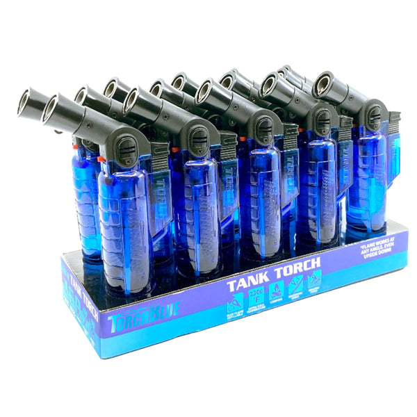 TORCH BLUE LARGE TANK TORCH XXL 14 PIECES PER DISPLAY