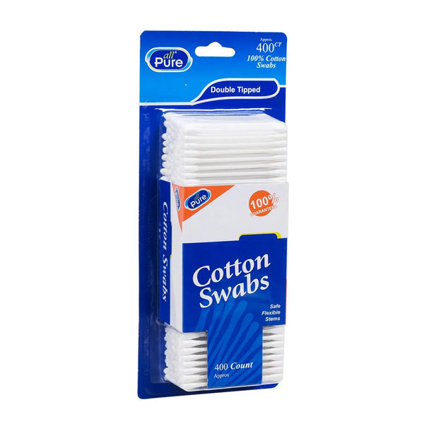 ALL PURE COTTON SWABS 400ct PK3