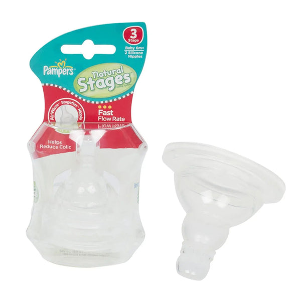PAMPERS BABY NIPPLE STAGE 3 CASE 3 PK3