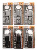 ROUGHNECK MAGNIFYING NAIL CLIPPERS 6 PIECES PER DISPLAY
