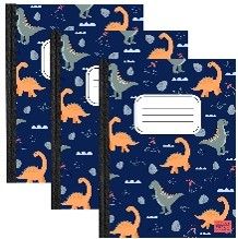 Composition Notebook - 3 PK Assorted Design - Wide Ruled (48 Pack)