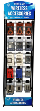 102 Piece Wireless Accessory with Metal Display