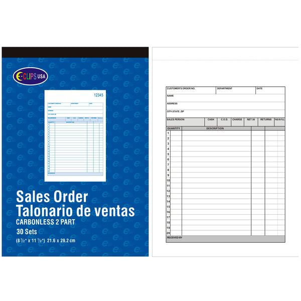 Sales Order Book (60 Pack)
