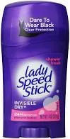 LADY SPEED STICK SHOWER FRESH 1.4oz pk3