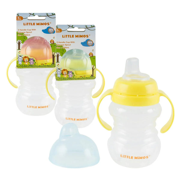 LITTLE MIMOS SIPPER CUP 8OZ 2-HANDLE NON SP