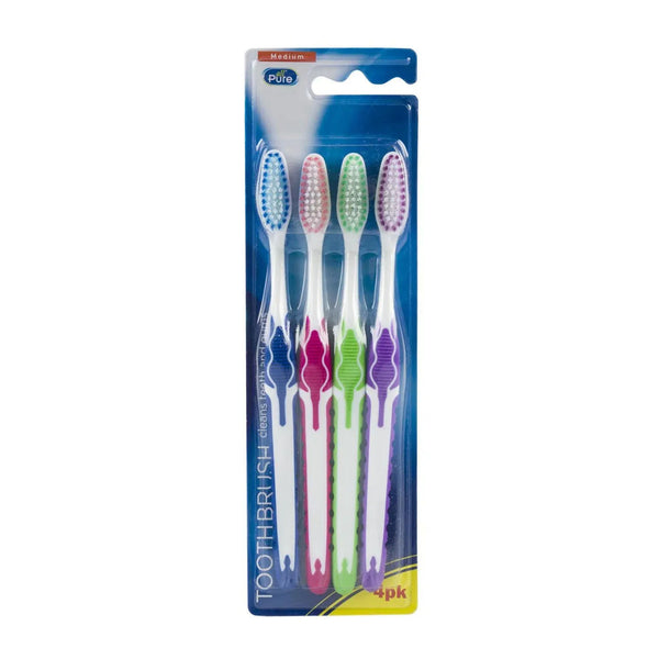ALL PURE ADULT TOOTHBRUSH 4CT PK12