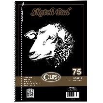 Sketch Book, Poly Cover, 9"x12", 75 Sheets (24 Pack)