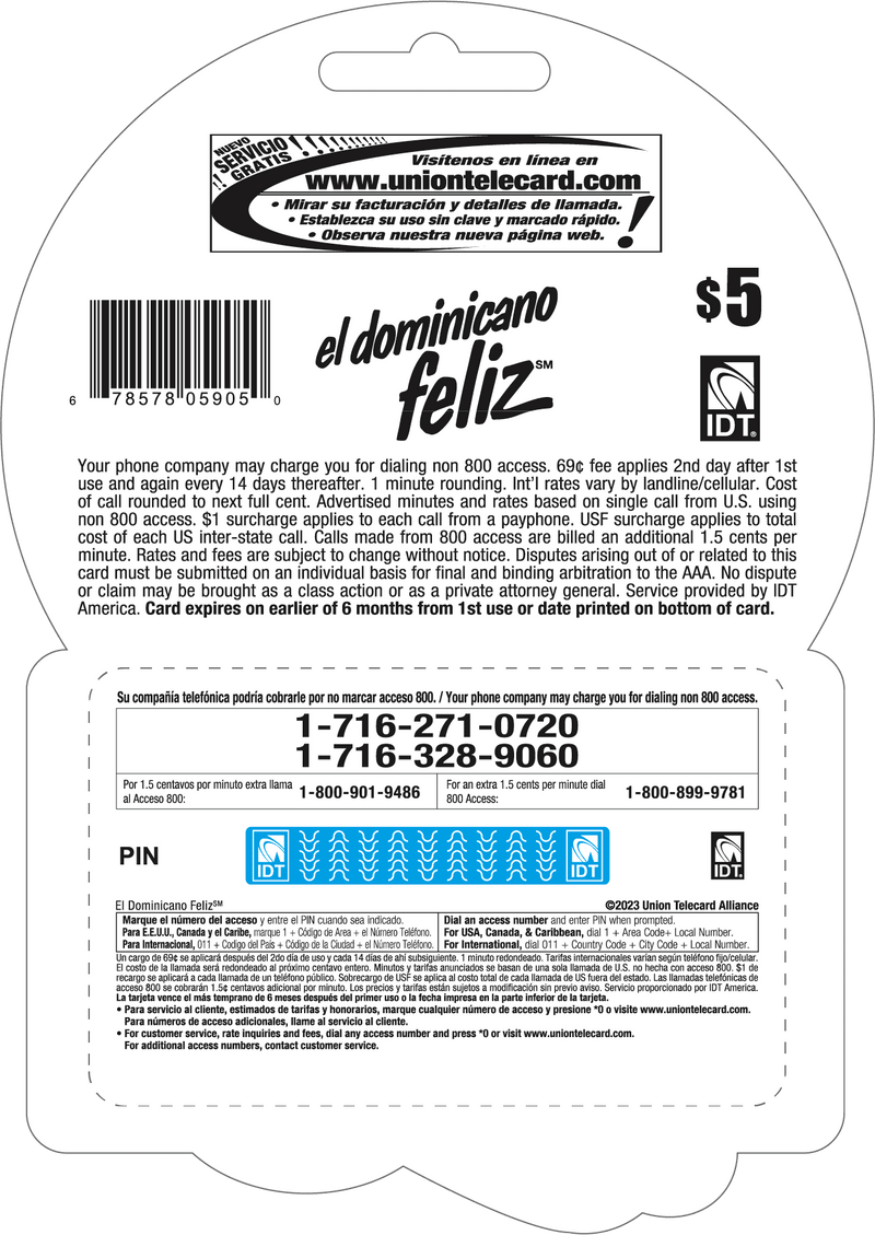 $5 FELIZ EL DOMINICANO HARD CARDS