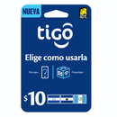 $10 Tigo Universal Tarjetas Físicas