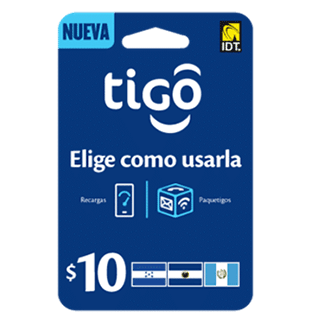 $10 Tigo Universal Hard Cards