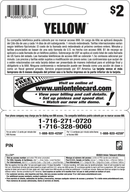 $2 YELLOW HARD CARDS